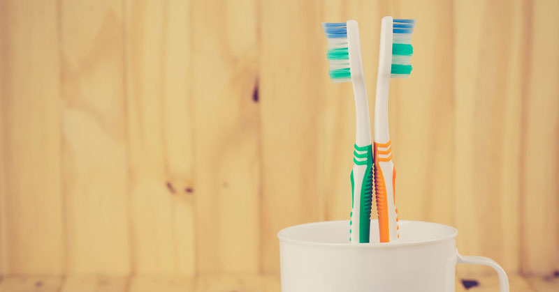 sharing toothbrush