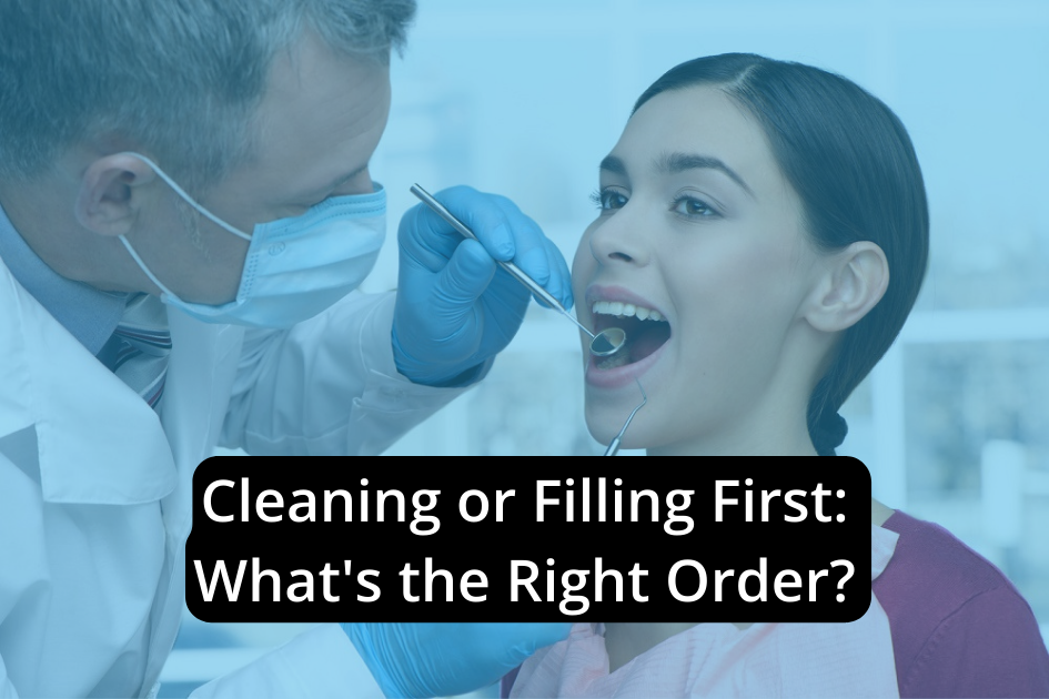 What's the right order for filling or cleaning?